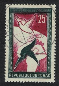 Chad Bird First Anniversary of Republic 1959 Canc SG#63