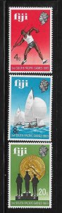 Fiji 1969 3rd South Pacific Games Yachting Javelin Sc 280-282 MNH A2817