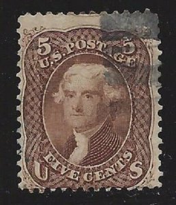 US #76 VF EXCELLENT FOR ISSUE  CV$160