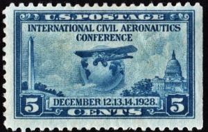 SC#650 5¢ Civil Aeronautics Issue (1928) MH