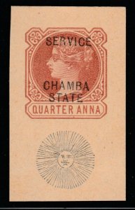 INDIA Postal Stationery Cut Out A17P30F38520-