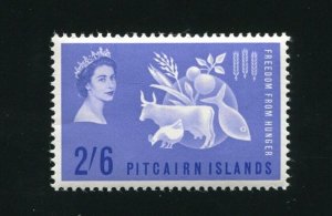 Pitcairn Islands 35 Freedom From Hunger Stamp MNH 1966 