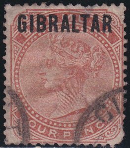 Gibraltar 1886 SC 5 Used
