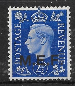 B.O.I.C.-MEF SGM3 1942 2½d ULTRAMARINE MTD MINT