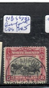 NORTH BORNEO 8C COW BEAUFORT  CDS  SG 283    VFU    P0310A H