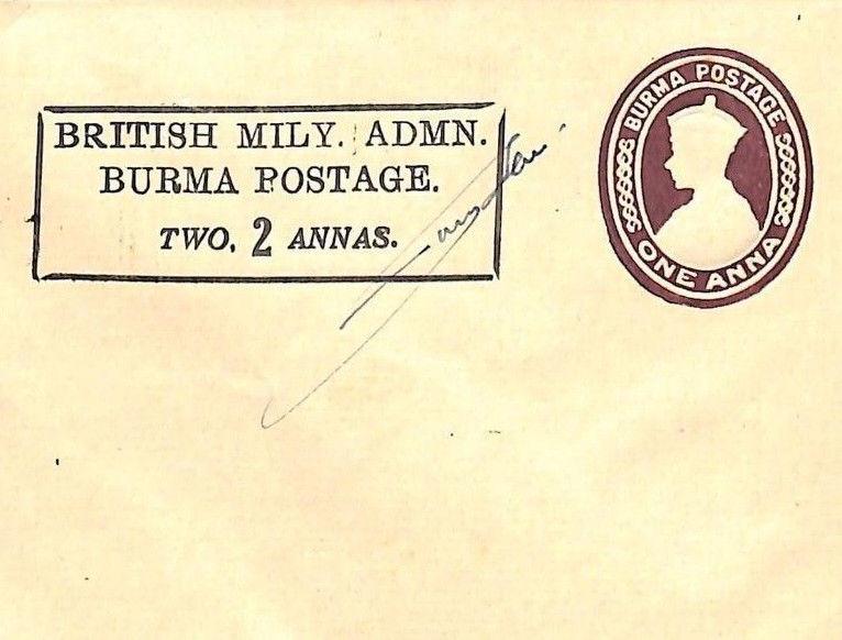 MS4032 KGV BURMA Military Stationery 2A