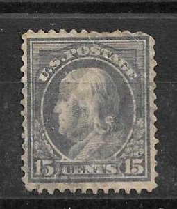 USA - UNITED STATES - 1912 - DEFINITIVE - FRANKLIN - 15 - Used -