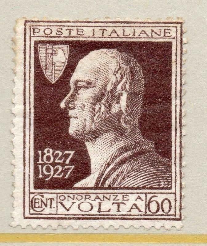 Italy Volta 1927 Early Issue Fine Mint Hinged 60c. 081303