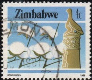 Zimbabwe 495 - Used - 4c Cotton (1985)