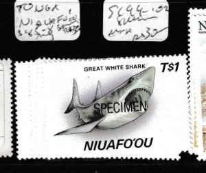 Tonga Niuafo'ou Specimen SC 85-8 MNH (7gck)