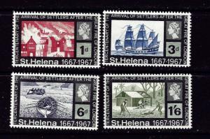 St Helena 197-200 NH 1967 Great Fire of London