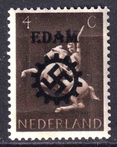 NETHERLANDS 250 EDAM OVERPRINT OG NH U/M F/VF 