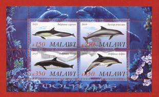 Malawi 2010 Sealife Fish Dolphin Marine Life Mammal MNH RARE