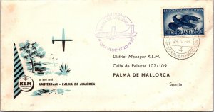 Netherlands 1966 FFC - KLM - Amsterdam To Palma De Majorca - J7662