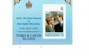 Turks and Caicos - 1999 - Edward Wedding - Souvenir Sheet - MNH