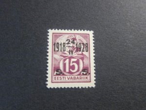 Estonia 1928 Sc 57 MH