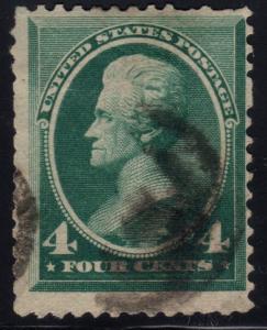 U.S. Scott #211 4-Cent Stamp - Used Single