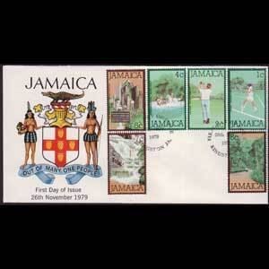 JAMAICA 1979 - FDC - 465-70 1-7c Sports