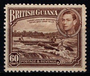 British Guiana 1938 George VI Def., 60c [Unused]