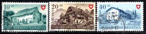 Switzerland Scott # B184 - B186, used