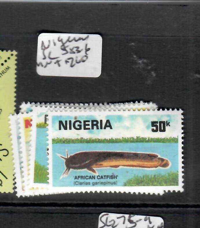 NIGERIA  FISH  SET  SC 583-586     MNH    PPP0618H