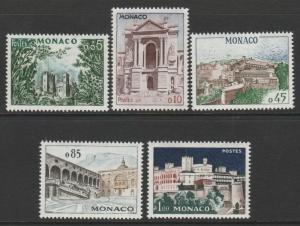 Monaco, #'s 474-478 MNH  From 1960