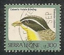 Sierra Leone     Scott  1543a        Bird        Used