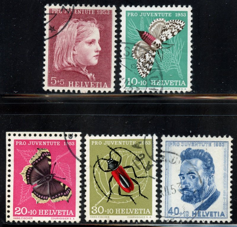 Switzerland # B227-31, Used.