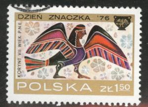 Poland Scott 2176 Used 1976  favor canceled stamp