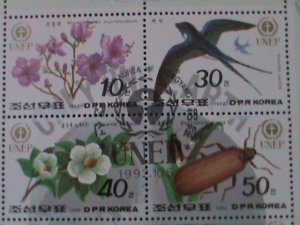 KOREA-1992 SC#3144-51-WORLD ENVIRONMENT DAY -CTO-SHEET-VF-FANCY CANCEL