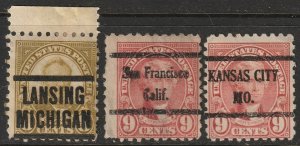 US 589-590 precancels U