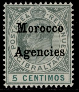 MOROCCO AGENCIES EDVII SG17, 5c grey-green & green, LH MINT. Cat £10.