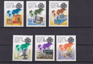 SA11g Hungary 1983 World Communications Year mint stamps