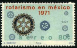 MEXICO C401 Rotary Internat. in Mexico, 50th Anniversary MINT, NH. VF.