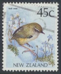 New Zealand  SC# 924  SG 1436b  Used Birds Rock Wren  see details & scans
