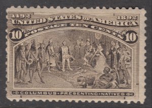 #237 Mint NH, Fine+ (CV $265 - ID24993) - Joseph Luft