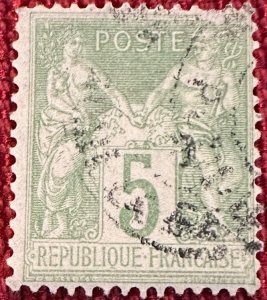 France 1876-78 Sc.67 Used