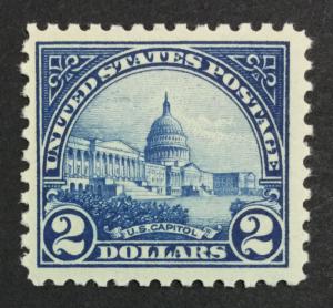 US #572 MINT OG NH $100 LOT #473