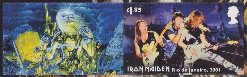 The Iron Maiden Royal Mail stamps are first class