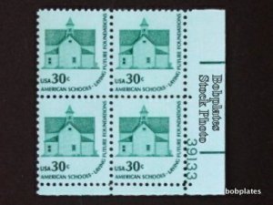 BOBPLATES #1606 Schoolhouse Plate Block MNH SCV=$2.4~See Detail for #/Pos
