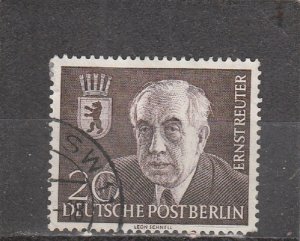 Germany  Scott#  9N104  Used  (1954 Prof. Ernst Reuter)