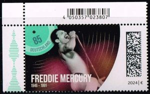 Germany 2024,Mi.#3851 MNH, Legends of Music: Freddie Mercury