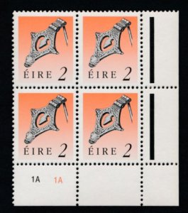 IRELAND 768 MINT NH 2p PLATE BLOCK 4,1A1A