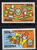 NIGERIA  - 1990 - E C O W A S - Perf 2v Set - Mint Never Hinged