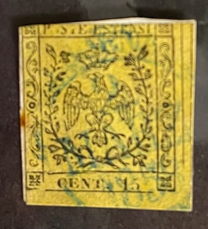 Italian states Modena SC 3 Used 1852-1857 Used