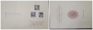 O) 1958 CHILE,  GABRIELA MISTRAL, IGNACIO DOMEYCO, PEDRO DE VALDIVIA, FOUNDATIO