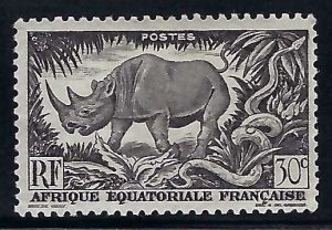 French Equatorial Africa 167 MOG FAUNA Z2902-4