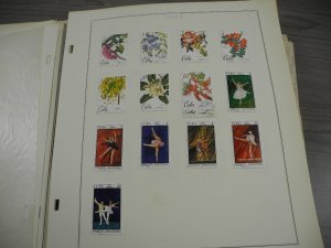 CUBA, 100s & 100s of Stamps mostly hinged on Scott pages