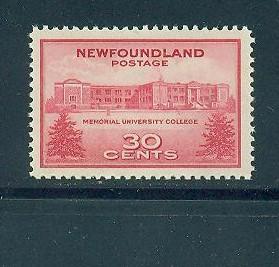 Newfoundland 1943 Memorial University  SC 267 SG 298  MNH