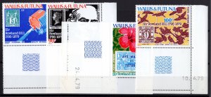 Wallis and Futuna 1979 Sc#C90/C93 BIRDS/HIBISCUS/SPACE/ROWLAND HILL Set (4) MNH